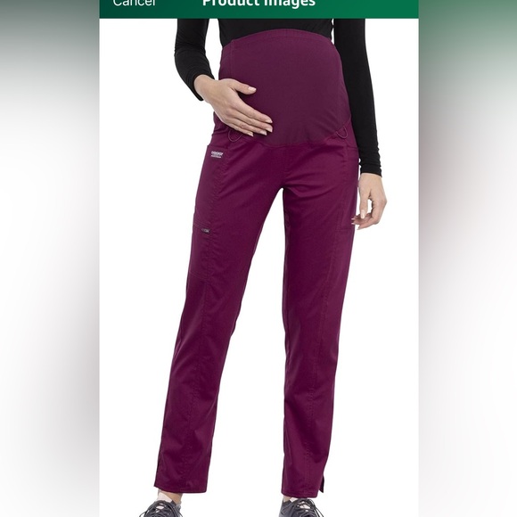 Cherokee Workwear Pants - Maternity Scrubs Small